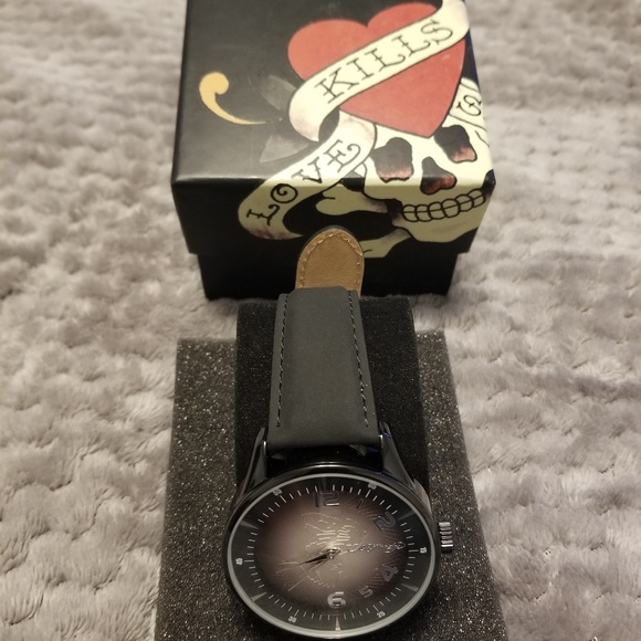 COPY - Ed Hardy Leather Watch - Picture 3 of 8